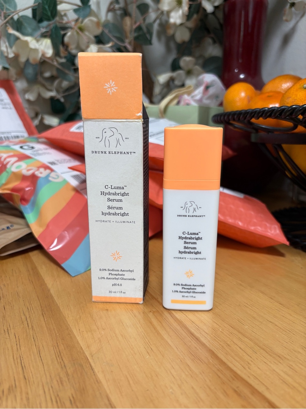 Drunk Elephant C-Luma Hydrabright Serum, full Sz 30ml/1 fl oz, BNIB, New $68MSRP